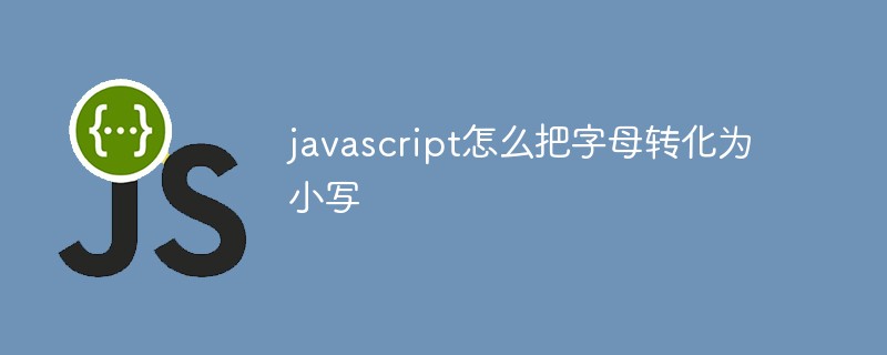 javascript怎么把字母转化为小写