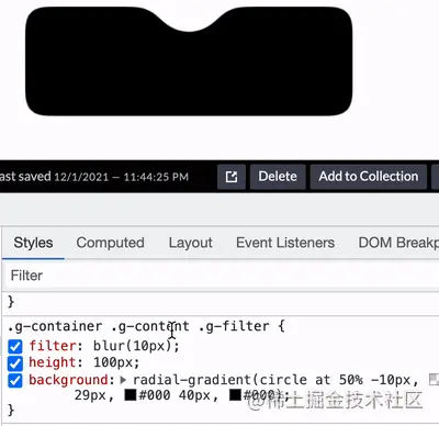 聊聊怎么使用CSS滤镜实现内凹平滑圆角效果